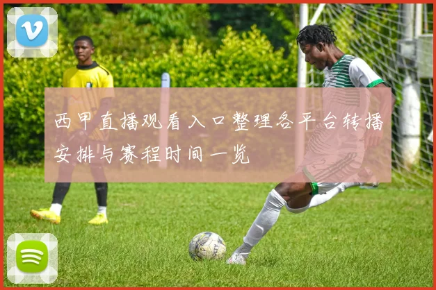 西甲直播观看入口整理各平台转播安排与赛程时间一览